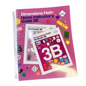 Dimensions Math Home Instructor's Guide‎ 3B Textbook Workbook Singapore